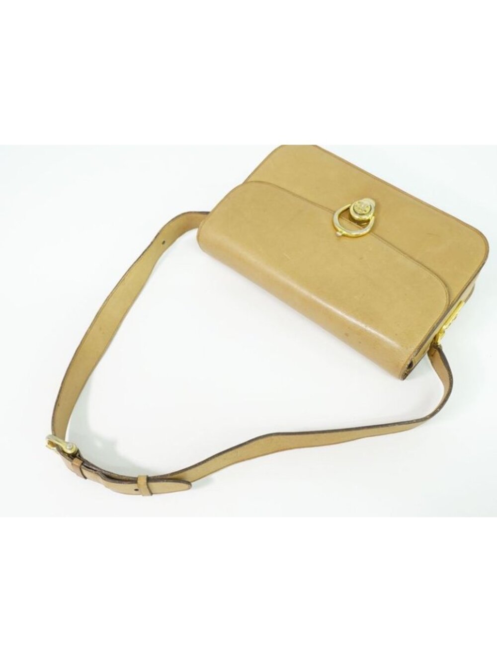 Celine Leather Shoulder Bag Beige - Picture 4 of 9
